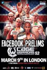 Watch Cage Warriors 52 Facebook Preliminary Fights Gomovies