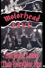 Watch Motorhead: Everything Louder Than Everything Else Gomovies