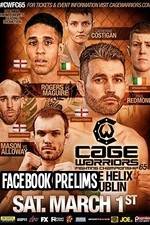 Watch Cage Warriors 65 Facebook prelims Gomovies
