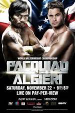 Watch Manny Pacquiao vs Chris Algieri Gomovies