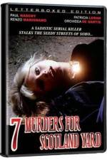 Watch Seven Murders for Scotland Yard Gomovies