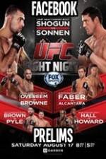 Watch UFC Fight Night 26 Facebook Prelims Gomovies
