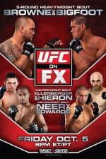 Watch UFC on FX 5 Browne Vs Bigfoot Gomovies